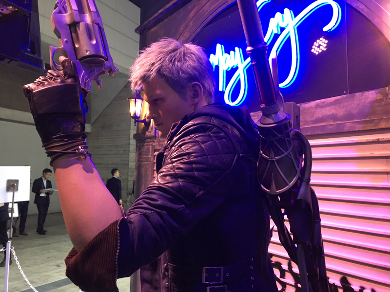 Illustration for article titled Close Up With A Life-Sized Nero From Devil May Cry 5
